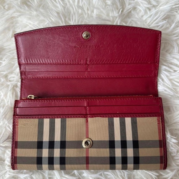 Burberry Nova Check canvas/leather wallet - Picture 4 of 14